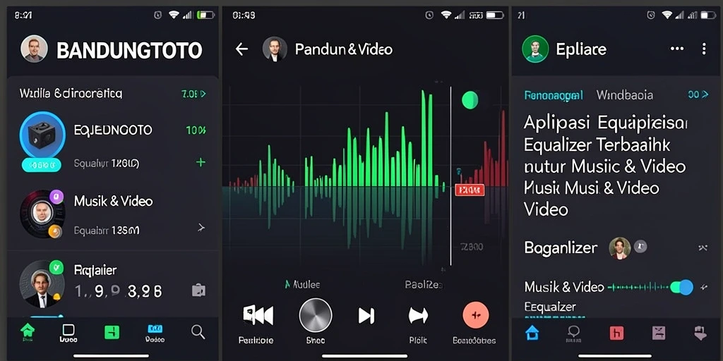 Antarmuka BANDUNGTOTO dengan fungsi Equalizer yang menarik.