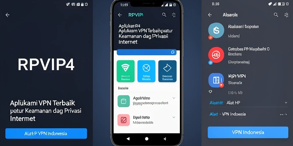 Antarmuka pengguna RPVIP4 yang intuitif dan mudah digunakan.