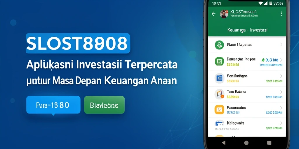 Tampilan antarmuka SLOST8808 yang jelas dan informatif untuk investasi.
