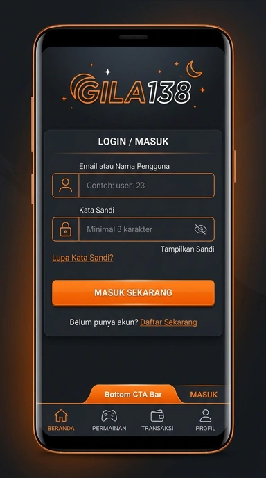 Cara Masuk Akun Gila138 untuk Pengguna Android